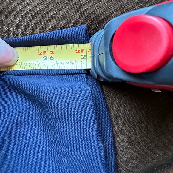 Sag Harbor NWTS Navy Blue Machine Washable Comfort Stretch Sz 12P Pleat… - Picture 14 of 15